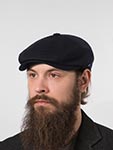 Кепка AIS COLLEZIONI арт. 5 COTTON (черный)